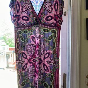 Lightweight Colorful Boho Style Summer Dress AB Studio XL